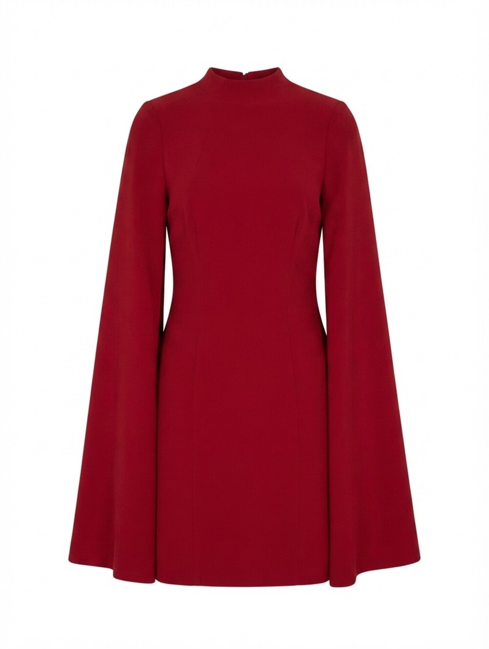 Mossman The Sense Of Mystery Red Cape Mini Dress